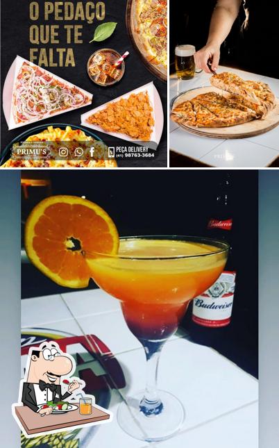 Comida em Primu's Pizzaria & Choperia