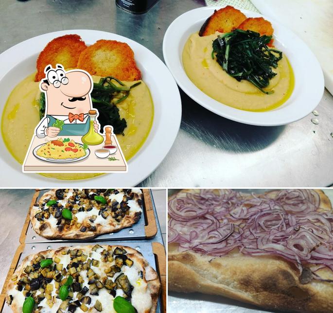 Platti al Osteria Da Roberta pinseria romana