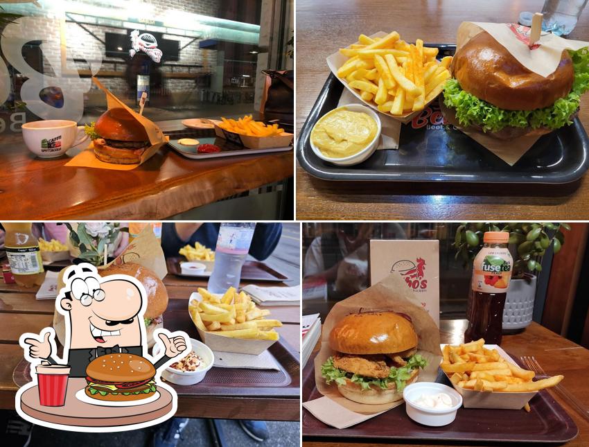 Concediti un bell'hamburger a Bebos