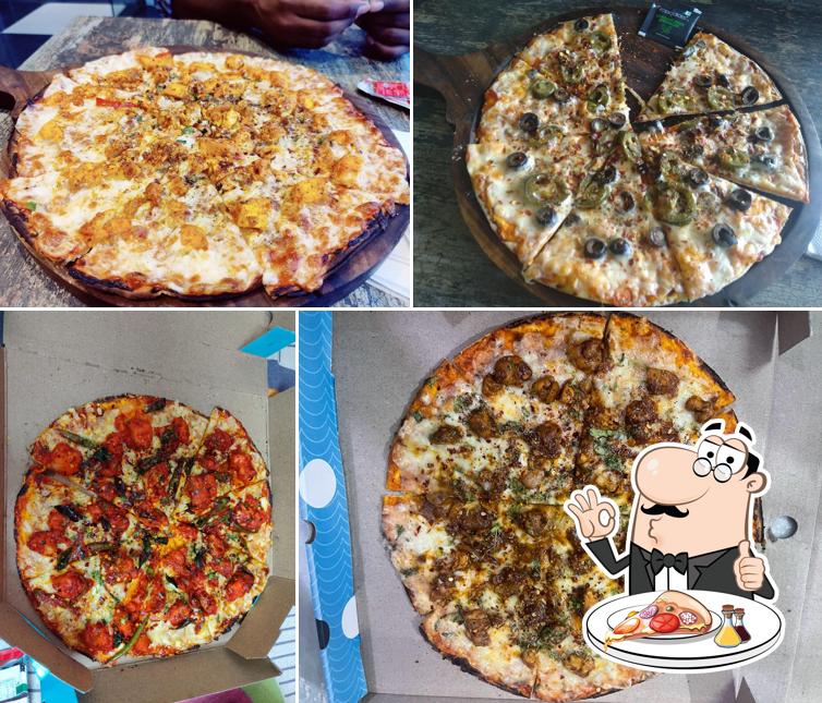 At Karachi Bakery Sangareddy, you can get pizza