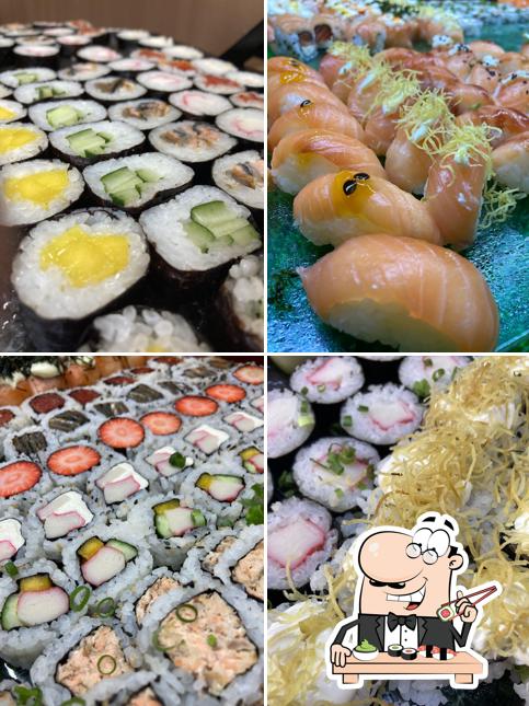 Presenteie-se com sushi no Sansei Sushi