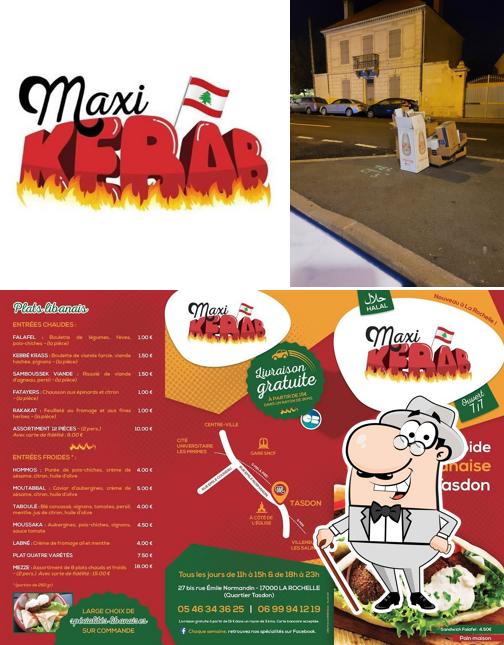 L'extérieur de Maxi Kebab La Rochelle
