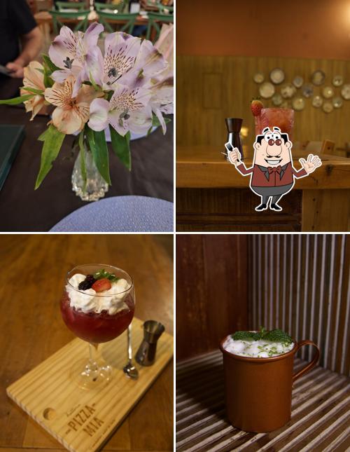 Platos en Pizza Mia Trattoria Drinks Massas Rio Verde - GO