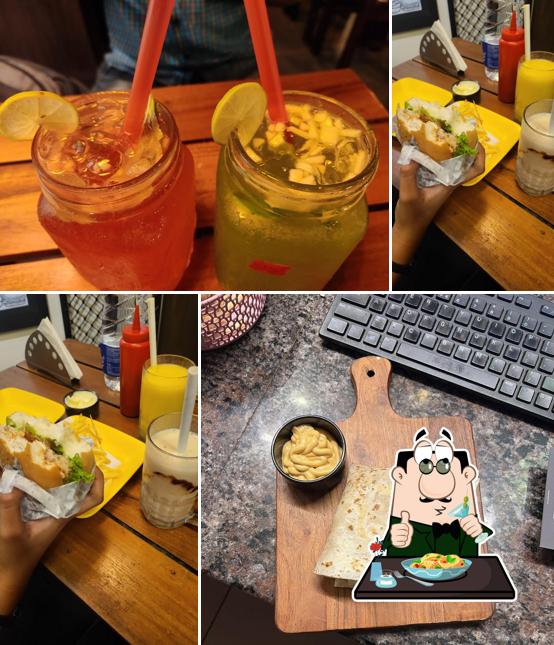 Food at Burger Lounge