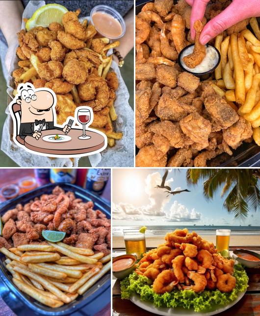 Tempura de camarão em 7 Barbas Porções & Petiscaria