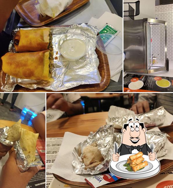 Spring rolls at The Shawarma Spot