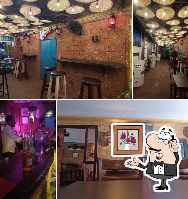 Take a seat at one of the tables at K BAR