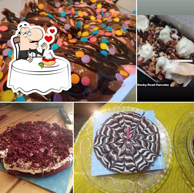 The Belgian Waffle Co offers a number of desserts