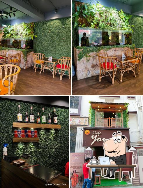 The interior of Cafe Yonder