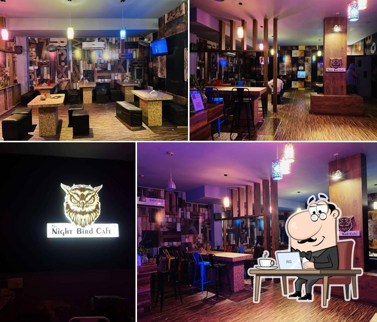 Check out how The Night bird cafe looks inside
