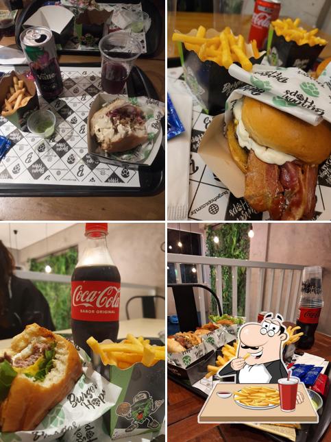 Batata frita em Burger Hops