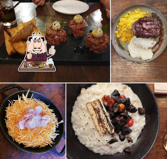Tartare de carne em Mercearia 130