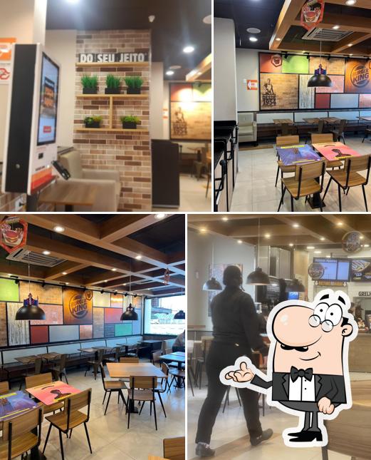 O interior do Burger King