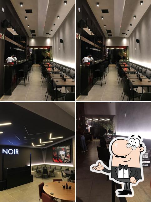 O interior do Noir Sushi - Shopping Itaguaçu
