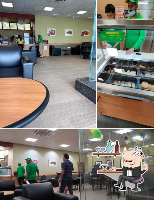 Check out how Subway looks inside