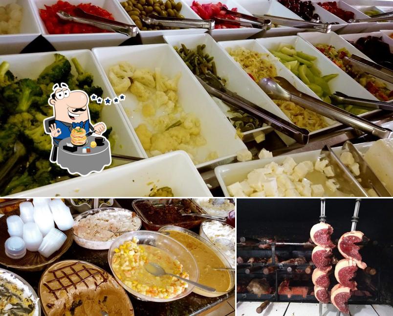 Comida em Churrascaria e Lanchonete Varanda