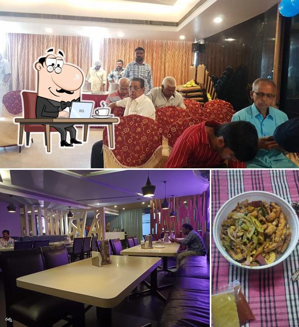 The interior of Sitara Coffee House