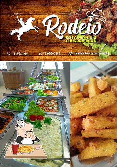 Batata frita em Restaurante e Churrascaria Rodeio