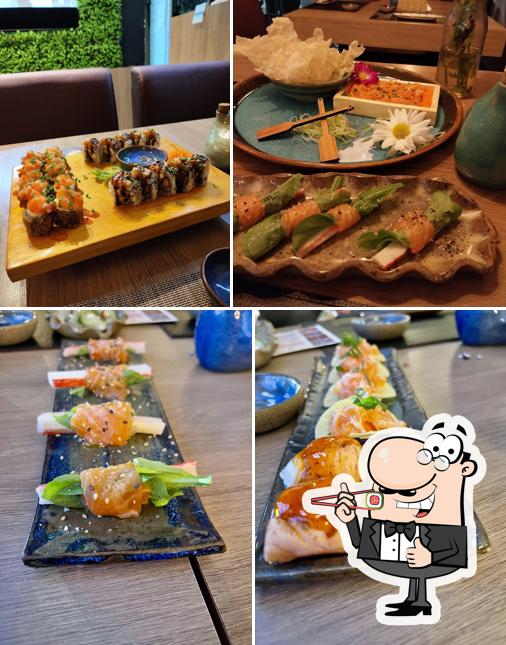 Sushi é um popular prato originário do Japão