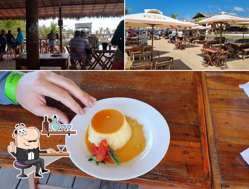 Entre diferentes coisas, interior e exterior podem ser encontrados no Munzuá Pier Club