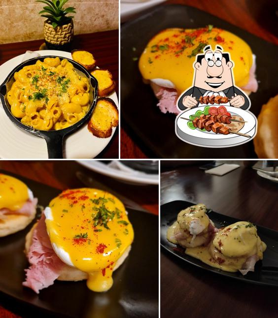 Eggs benedict at La Selle Restaurant Bar & Cafe