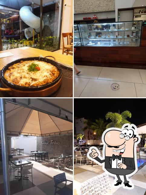 O interior do Alice Tortas