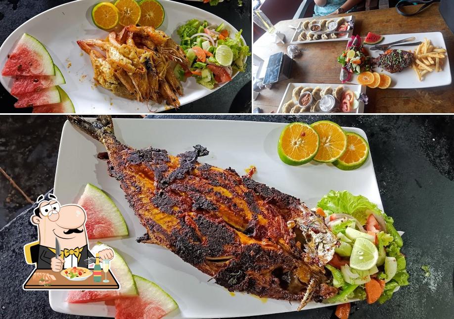 Food at Little Buddha Restaurant