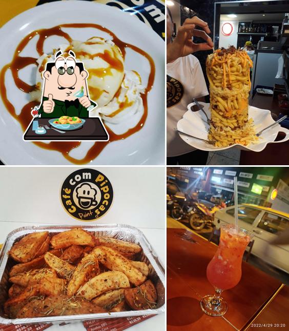 Comida em Café Com Pipocas Point