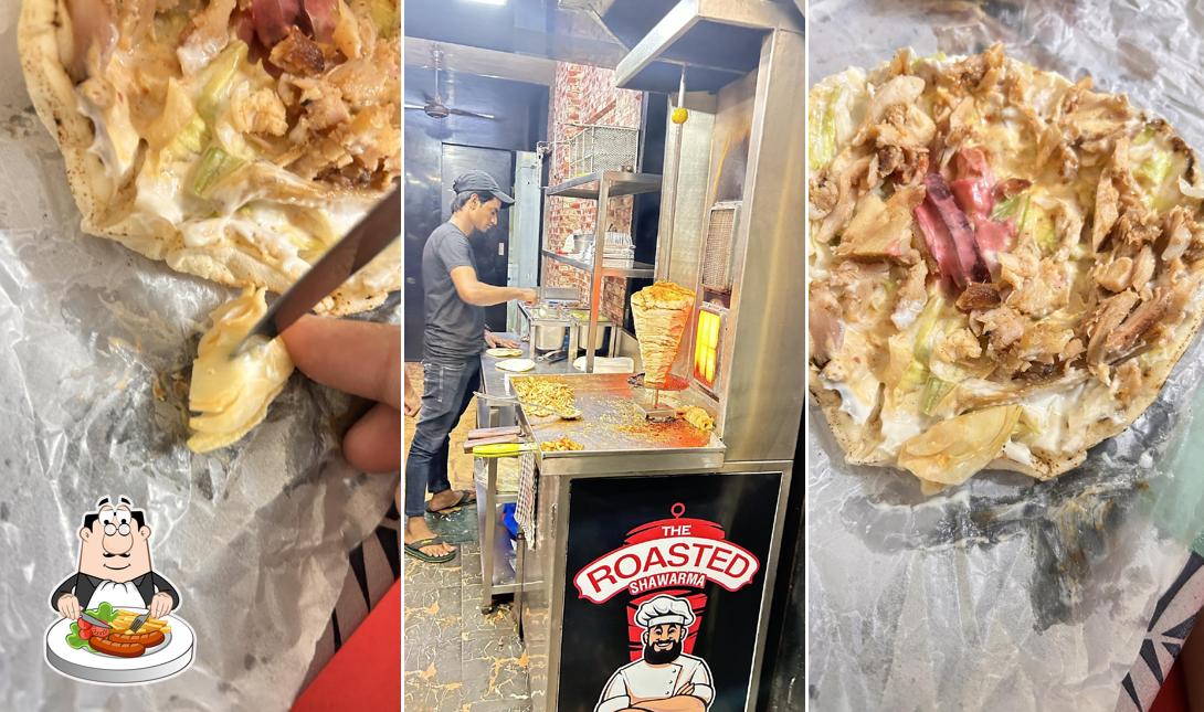 Food at The Roasted Shawarma