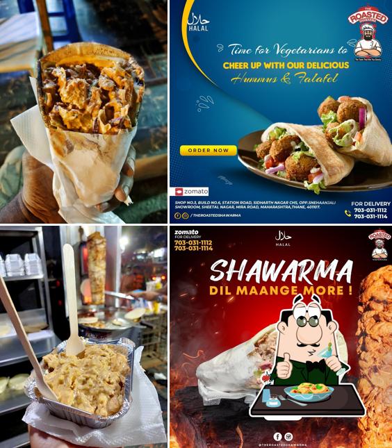 Macaroni and cheese at The Roasted Shawarma