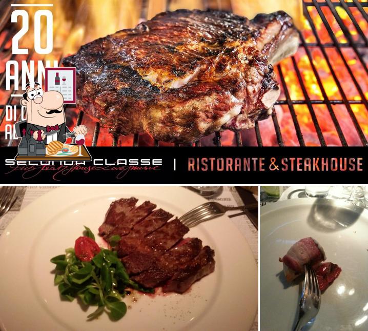 C'è un'ampia gamma di pasti per gli amanti della carne