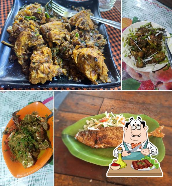 Baby back ribs at Rian Restaurant Home made dishes