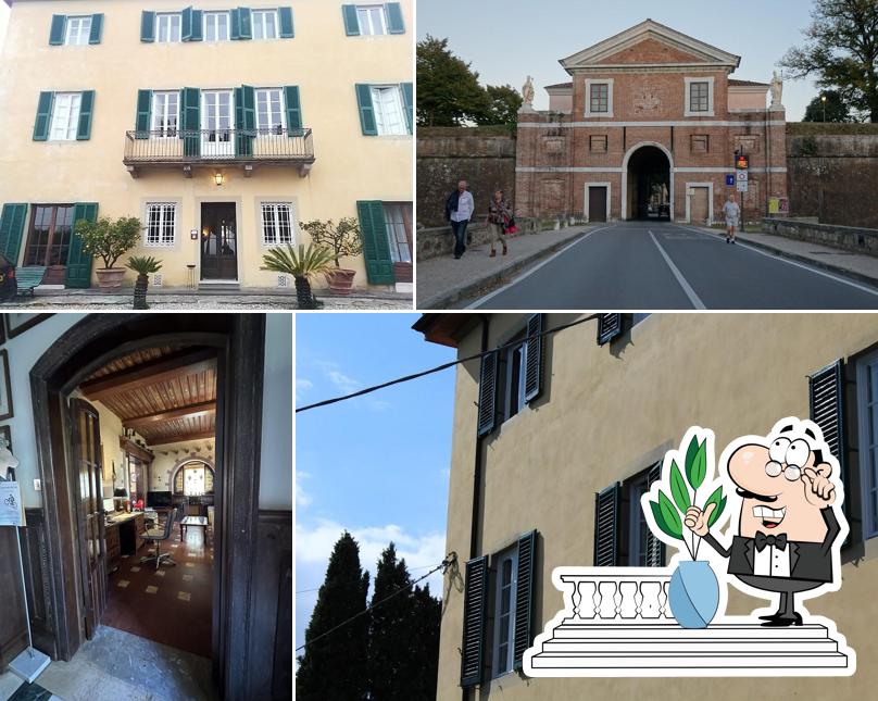 Curiosa tra gli esterni di Villa Pedone