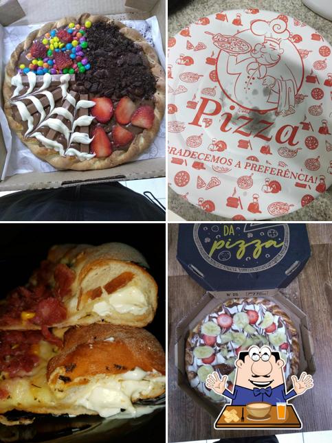 Platos en Crunchy Pizza Express