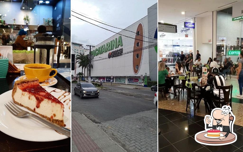 Bolo de queijo em Romali Café Viacatarina, Cafeteria em Palhoça - Cappuccino