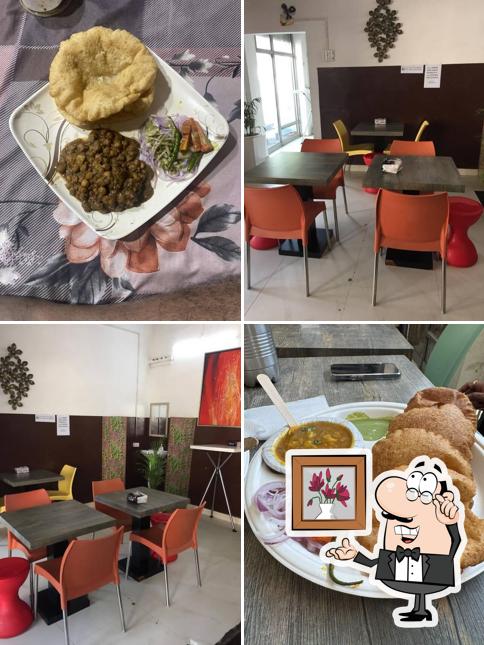 The interior of Bhatura Co. / Bhatura Company Ardee City Sector 52 ( Single outlet, no other branch or franchise )