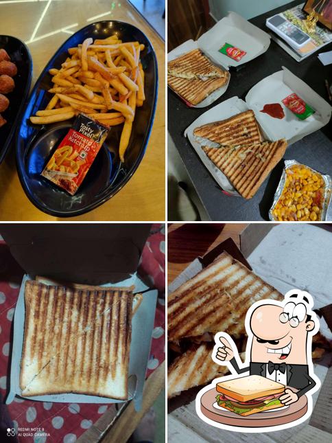 Grilled cheese sandwich at Pacific ESPRESSO