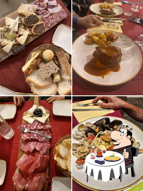 Piatto di formaggi al La Vecchia Taverna Di Bacco
