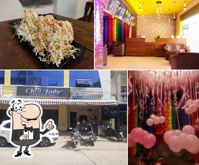 The interior of Chill Baby Vijay Nagar