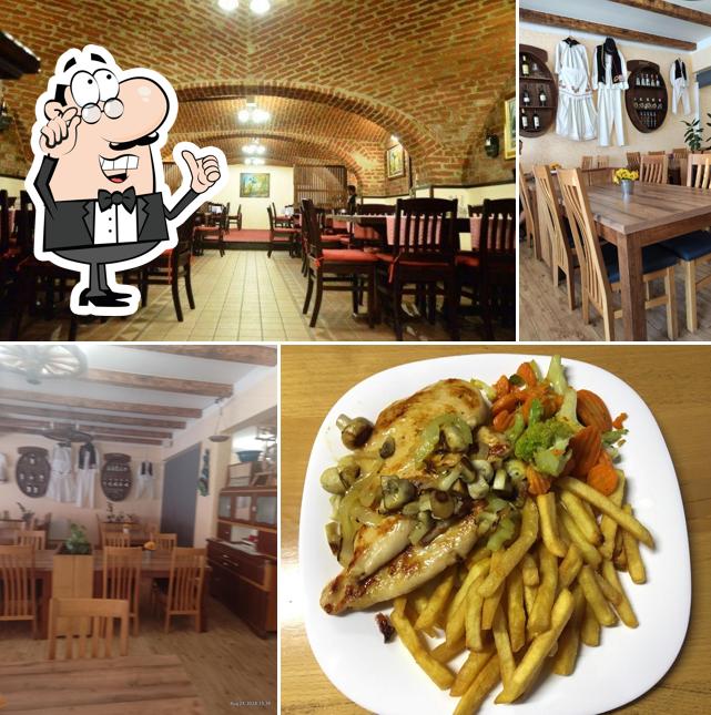 Gli interni di The Bricks restaurant