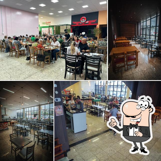 O interior do Restaurante Tempero Caseiro Fraiburgo