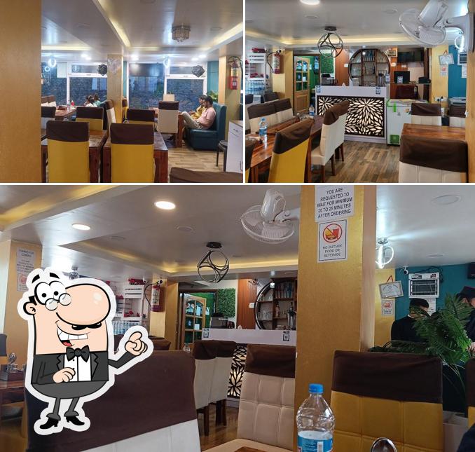Take a seat at one of the tables at Pakwaan