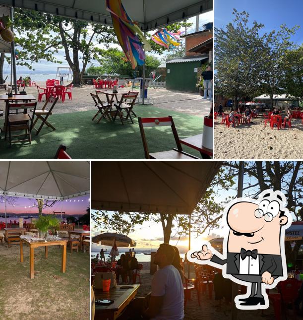 Sente em uma das mesas no Rose Sunset Bar e Restaurante - Por do Sol Exclusivo Santo Antônio