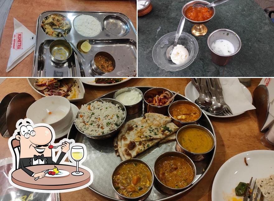 Meals at Kshetra Vegetarian Restaurant