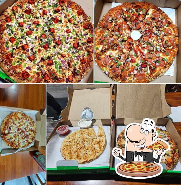 Choisissez de nombreux types de pizzas