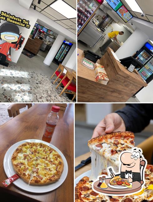 Essayez de nombreux types de pizzas