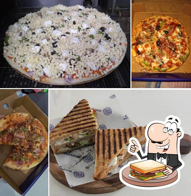 Grilled cheese sandwich at Delicious Pizza