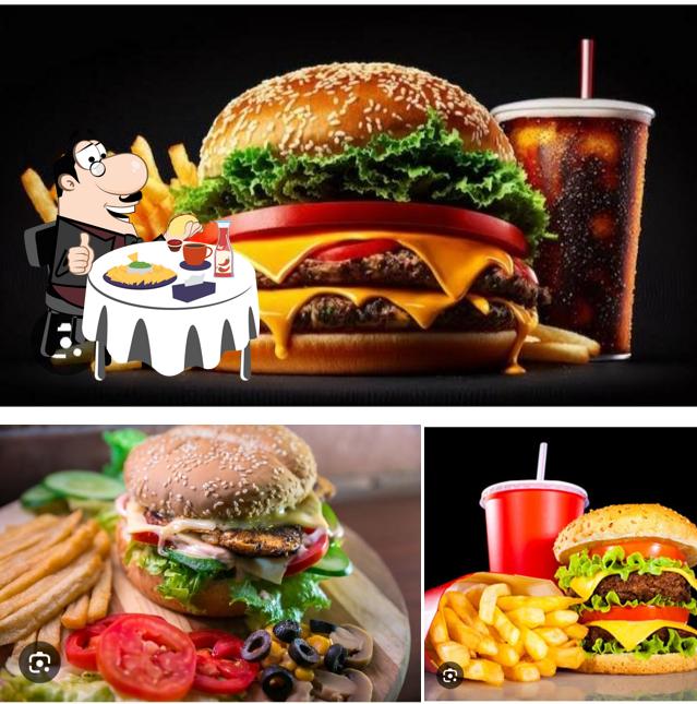 Order a burger at HARI OM DELUXE RASOI, VIJAYPARK, GGN