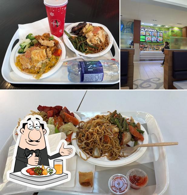 Voici l’image affichant la nourriture et intérieur sur California Thai