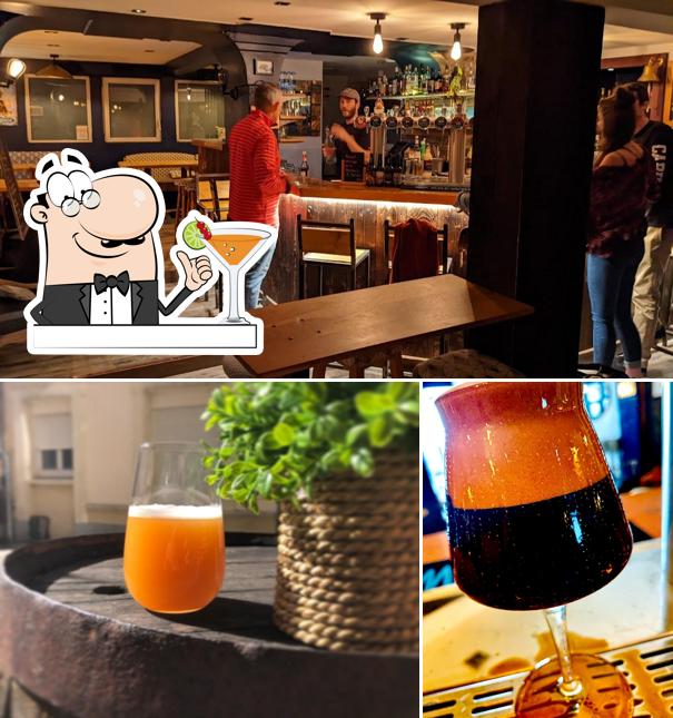La boire et intérieur du restaurant
